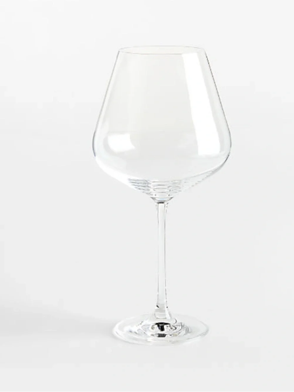 New! Crate&Barrel Clear Bordeaux Burgundy Wine Glass size 31 oz—Set of 4